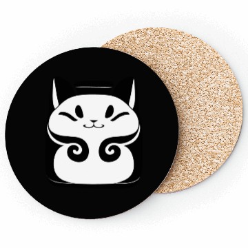 Discover Maneki Neko Symbol of Luck Coasters