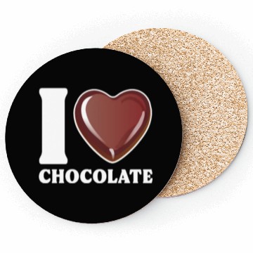 Discover I Love Chocolate Coasters