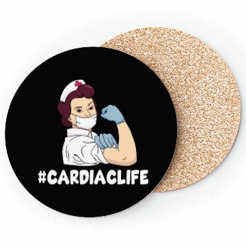 Discover Cardiac Life Nurse Coasters
