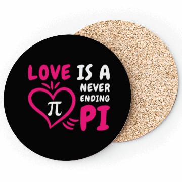 Discover Pi Day Love Pi Symbol Mathematics Number Coasters