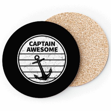 Discover Anchor Sailboat Vintage Sailing Captain Coasters