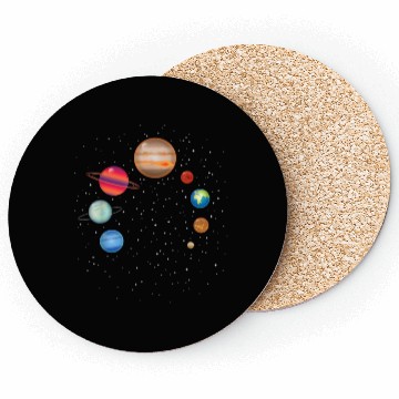 Discover Earth Lover Celestial Body Fan Funny Galaxy Explo Coasters