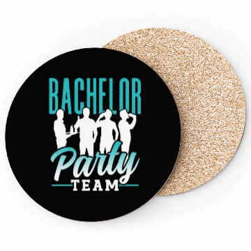 Discover Bachelor Party Team Bride Groom Coasters