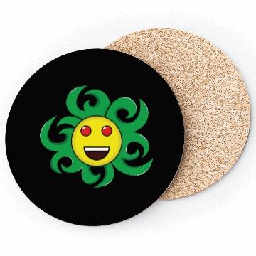 Discover Funny Sun Design Coasters