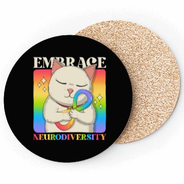 Discover Embrace Neurodiversity Coasters