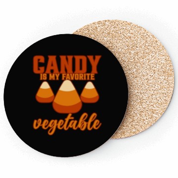 Discover Candy Is My Favorite Vegetable 4 Coasters