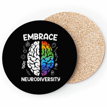 Discover Autism Embrace Neurodiversity Autistics Coasters