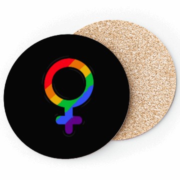 Discover Pride LGBTQ. Statement Coasters