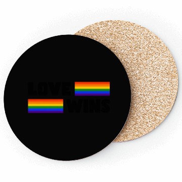 Discover Pride LGBTQ. Statement Coasters