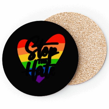 Discover Pride LGBTQ. Statement Coasters