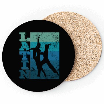 Discover Latin Dance Couple Retro Dancer Coasters