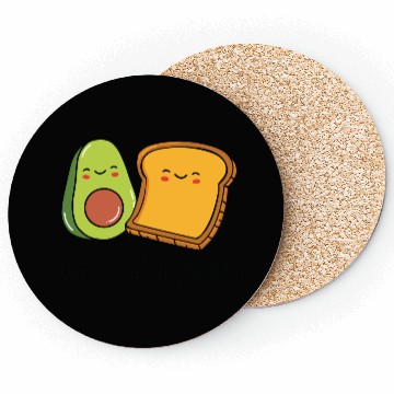 Discover Siblings Avocado Toast Combo Big Sister Brother Coasters