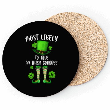 Discover Irish Shamrock St Patricks Cow Coasters