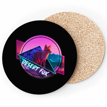 Discover Desert Fox 1980s Original / 砂漠のキツネ Coasters