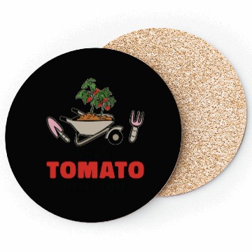 Discover Tomato Gardening Lover Funny Gardener Gift Coasters
