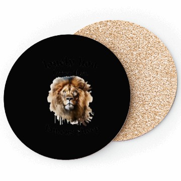 Discover lonely lion quote Coasters