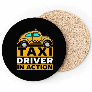 Discover Taxi Driver In Action Taxicab Cab Driver Cabbie Coasters