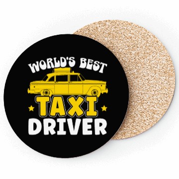 Discover World's Best Taxi Driver Taxicab Cab Driver Cabbie Coasters