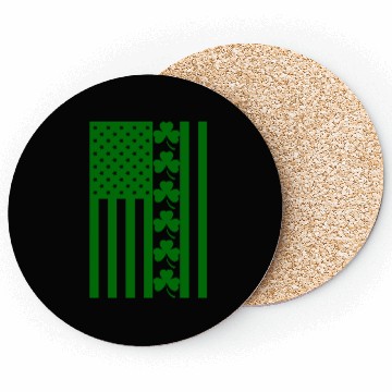 Discover St Patricks Day American Flag Coasters