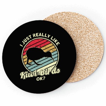 Discover Bird Lover Endangered Species Kiwi Bird Coasters