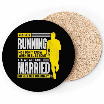 Discover Marathon Running Runner s Wife Gift Coasters