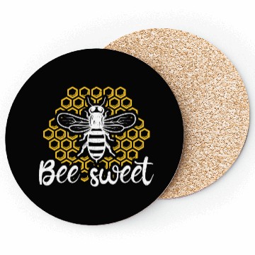 Discover Beekeeping Romantic Honey Lover Coasters