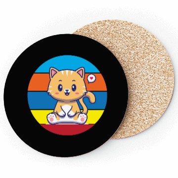 Discover Nice cat in the Coasters