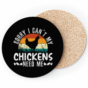 Discover Chicken Farmer Chicken Whisperer Farm Animal Coasters