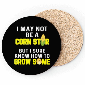 Discover Corn Agriculture Crops Farming Farmer Coasters