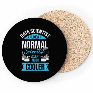 Discover Funny Data Science Scientist Gift Coasters