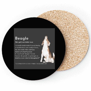 Discover Beagle Definition PWBBS Coasters