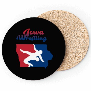 Discover Iowa Wrestling Coasters