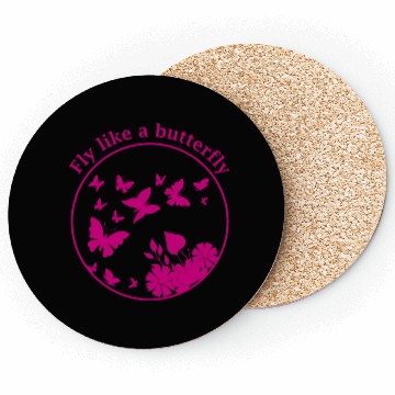 Discover fly like a butterfly Coasters