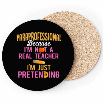 Discover Paraprofessional Teacher Para Educator Coasters