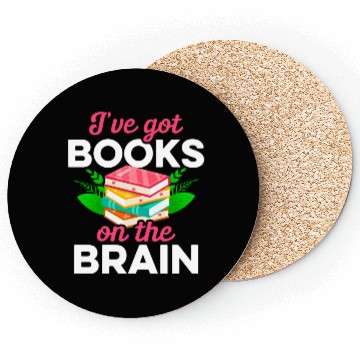 Discover Librarian Bookworm Book Nerd Reading Library Coasters