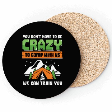 Discover Funny Camping Trip Vacation Friends Camper Gift Coasters