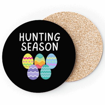 Discover Hunting Season Eggs Funny Easter Day 2023 Egg Hunt Coasters