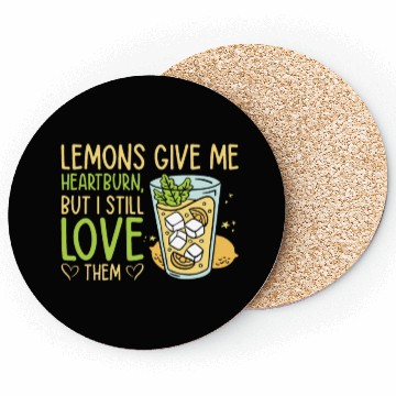 Discover Lemon Fruit Lemonade Citrus Coasters