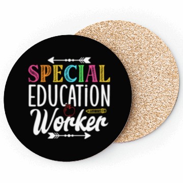 Discover Special Education Worker Sped Teacher Awareness Coasters