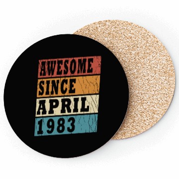 Discover April 1983 Anniversary April 1983 April Coasters