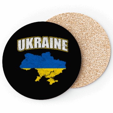 Discover Ukraine Flag Nation National Colors Origin Kiev Coasters