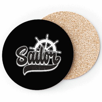 Discover Sailor Sailing Boat Ship Captain Coasters