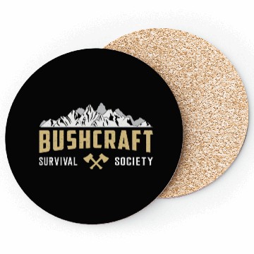 Discover Bushcraft Nature Outdoor Camping Survival Coasters