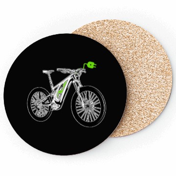 Discover Cycling Cyclist E Bike Coasters