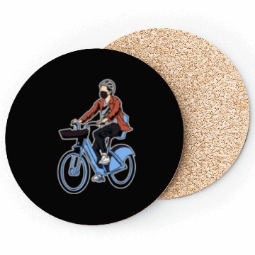 Discover Cycling Cyclist E Bike Coasters