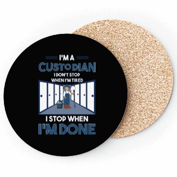 Discover Custodian Appreciation School Custodian Coasters