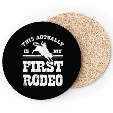 Discover Bull Rider Bull Riding Western Rodeo Cowboy Lover Coasters