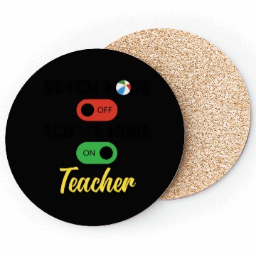 Discover Back To School Teacher School Mode On Education Coasters