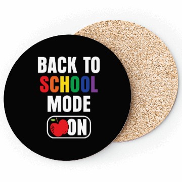 Discover Back To School Mode On Grade Pupil Teacher Coasters