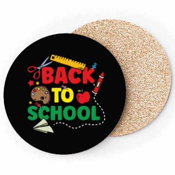 Discover Back To School Pupil Grade Teacher Coasters